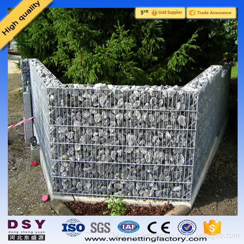 alibaba hot sale electric galvanized welded gabion retaining baskets prices